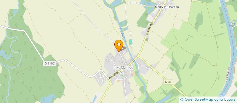 localisation de l'entreprise EARL VOSSOT à LES MAILLYS