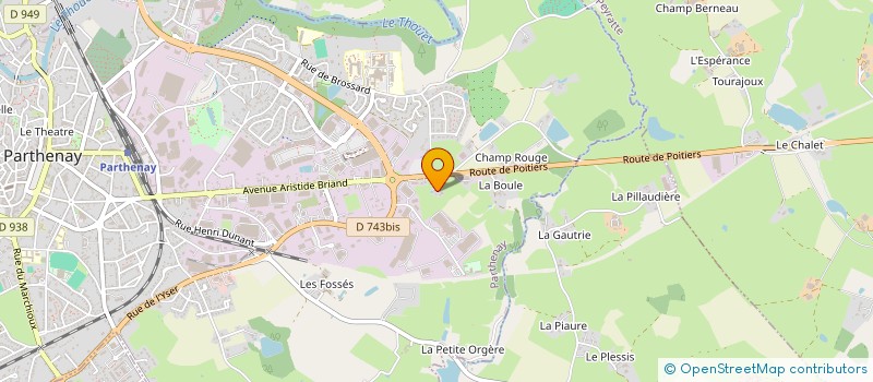 localisation de l'entreprise EARL VOUHE  ADILLY