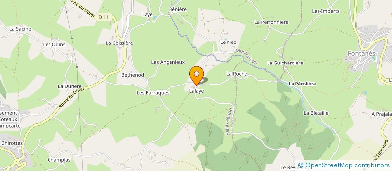 localisation de l'entreprise EARL VOUTA à SAINT-HEAND