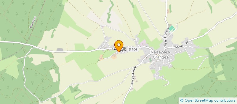 localisation de l'entreprise EARL VUILLEMIN NICOLAS  NAISEY-LES-GRANGES