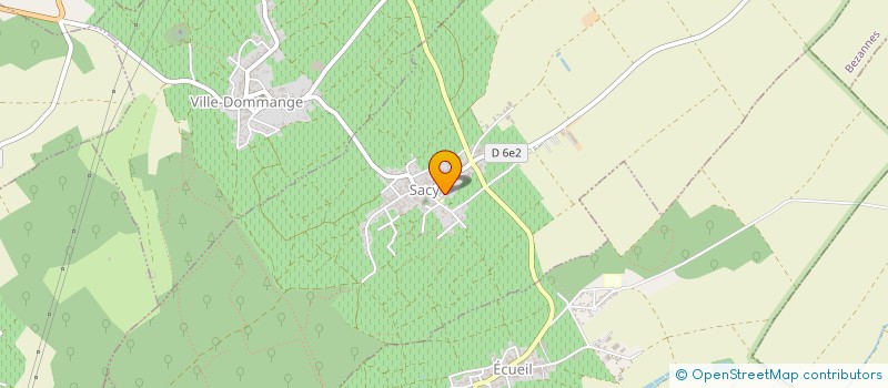 localisation de l'entreprise EARL WAFFLART ANTONIOLLI  SACY