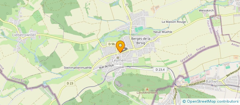 localisation de l'entreprise EARL WANNER THOMAS  WENTZWILLER