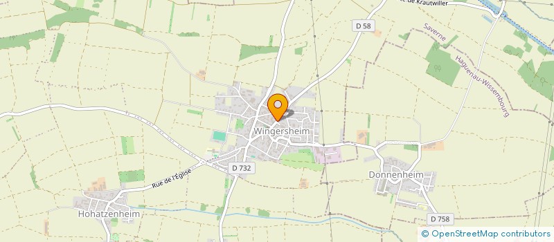 localisation de l'entreprise EARL WEISS  WINGERSHEIM LES QUATRE BANS