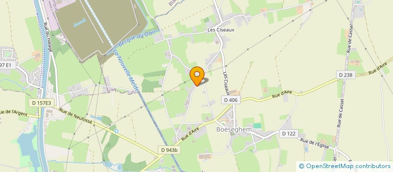 localisation de l'entreprise EARL WERQUIN à BOESEGHEM