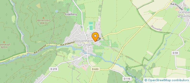 localisation de l'entreprise EARL WISS  BOUXWILLER