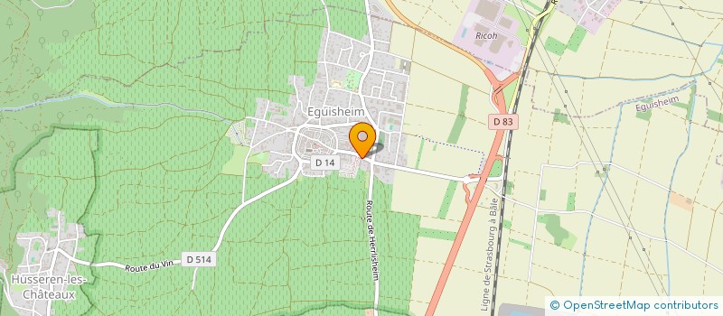 localisation de l'entreprise EARL WITSCHULA  EGUISHEIM