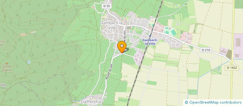 localisation de l'entreprise EARL WOLFF DRESCH  BLIENSCHWILLER