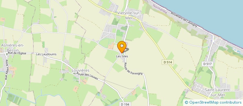 localisation de l'entreprise EARL YGOUF  FORMIGNY LA BATAILLE