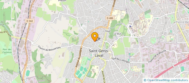 localisation de l'entreprise EARLY BIRDS à SAINT-GENIS-LAVAL