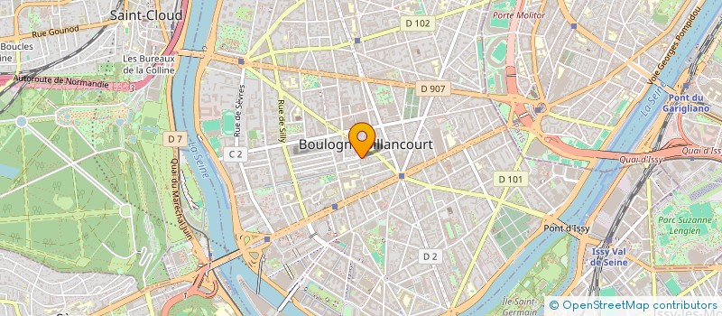 localisation de l'entreprise EARLY OWL  BOULOGNE-BILLANCOURT