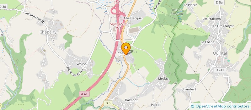 localisation de l'entreprise EARLYBIRD à ANNECY