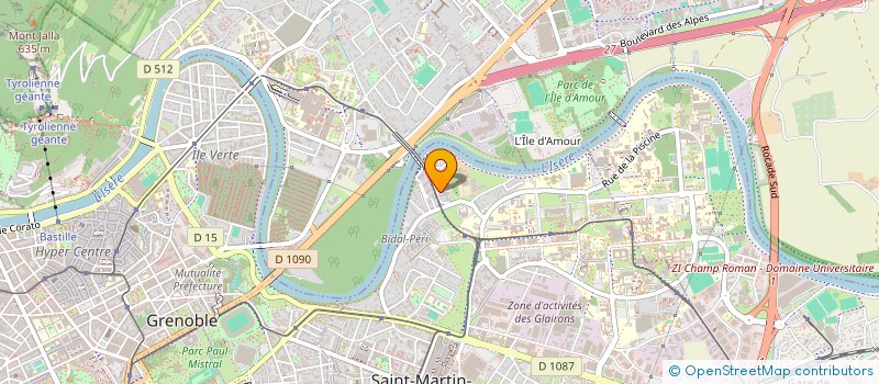 localisation de l'entreprise EARO PRODUCTION à SAINT-MARTIN-D'HERES