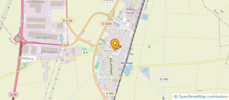 localisation de l'entreprise EARST à LION-EN-BEAUCE