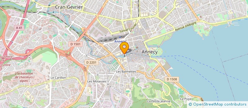 localisation de l'entreprise EARTH CARE MOVEMENT - L'ASSOCIATION QUI PREND SOIN DE LA TERRE à ANNECY