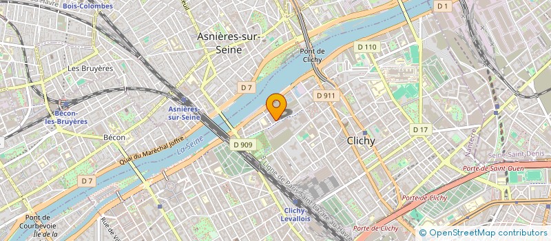 localisation de l'entreprise EARTH RUNNING CLUB  CLICHY