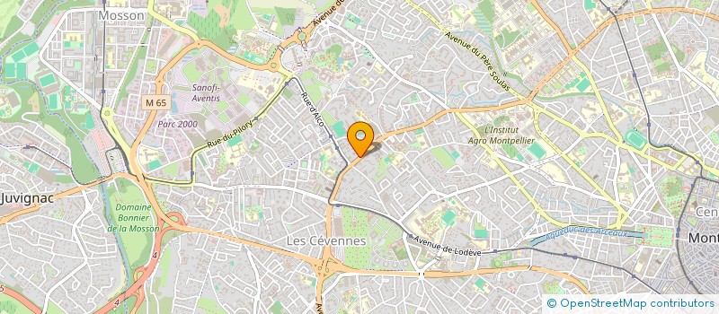 localisation de l'entreprise EARTH SANITATION BTP  MONTPELLIER