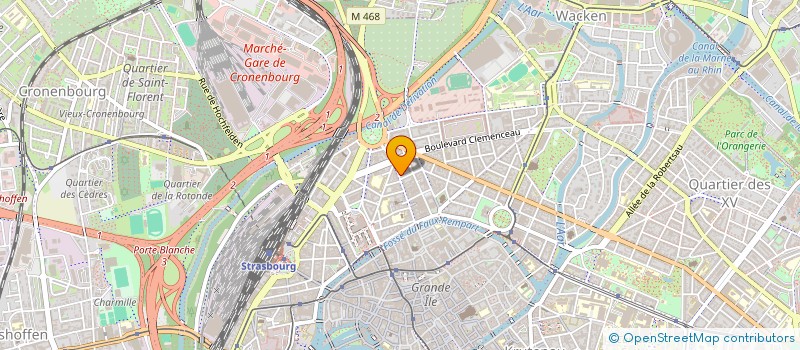 localisation de l'entreprise EARTH&TECHNO à STRASBOURG