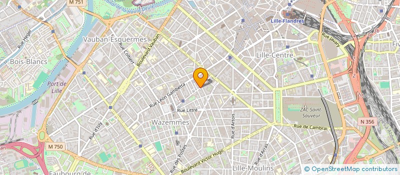 localisation de l'entreprise EARTHQUAKE à LILLE