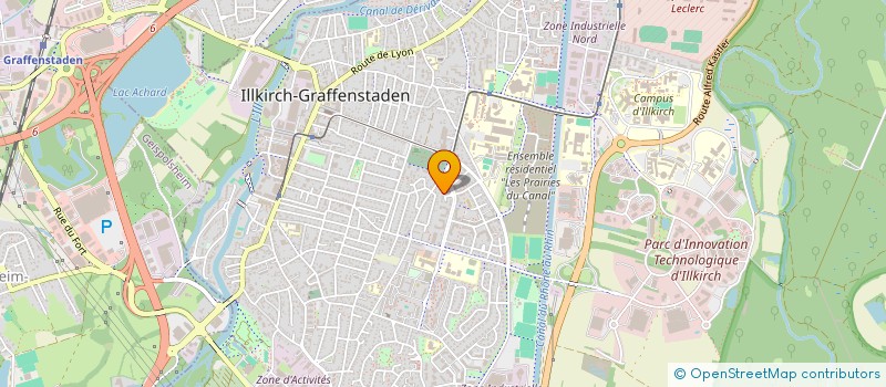 localisation de l'entreprise EARTHSHINE ROCKS  ILLKIRCH-GRAFFENSTADEN