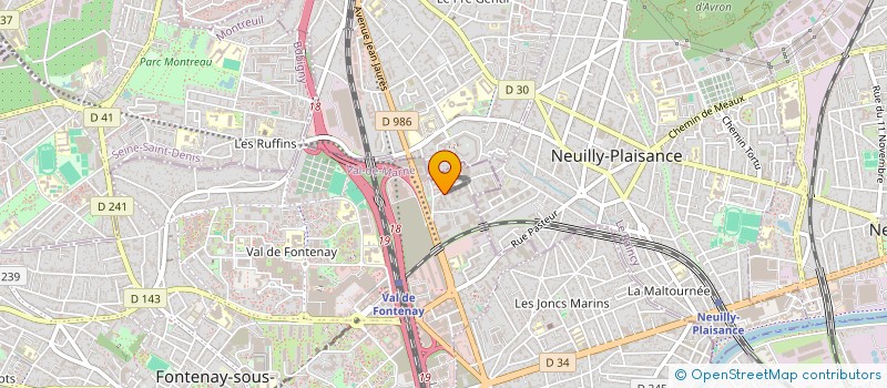 localisation de l'entreprise EAS à CLICHY