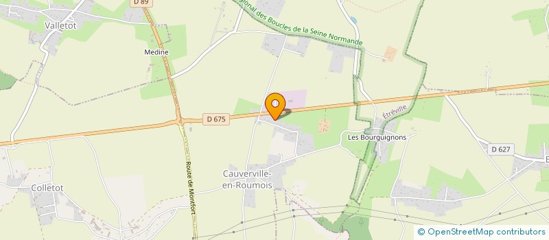 localisation de l'entreprise EAS  CAUVERVILLE-EN-ROUMOIS