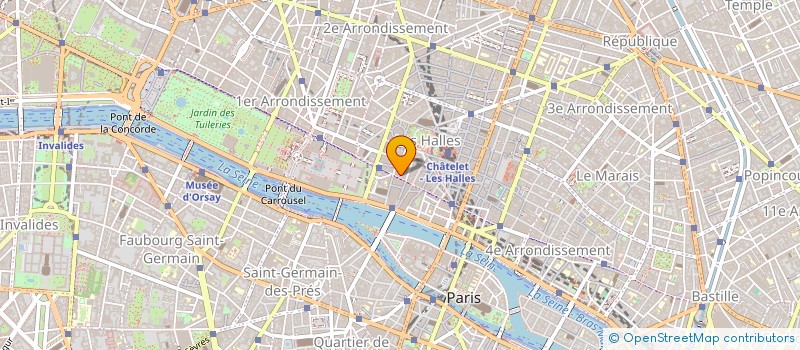localisation de l'entreprise EAS CONSEIL à PARIS