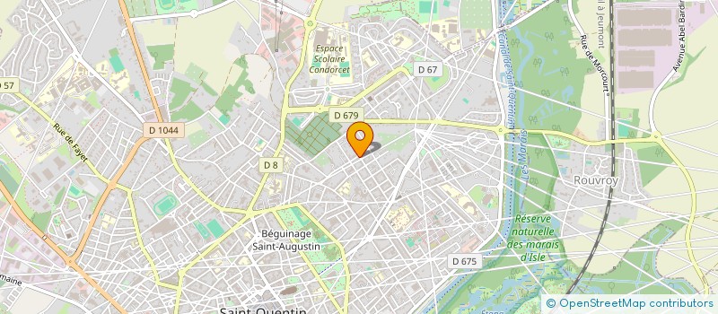 localisation de l'entreprise EAS : ETRE - AVOIR - SAVOIR à SAINT-QUENTIN
