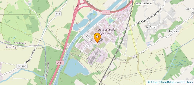 localisation de l'entreprise EAS FRANCE à SAINTE-HELENE-DU-LAC