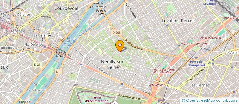 localisation de l'entreprise EAS INVEST à NEUILLY-SUR-SEINE
