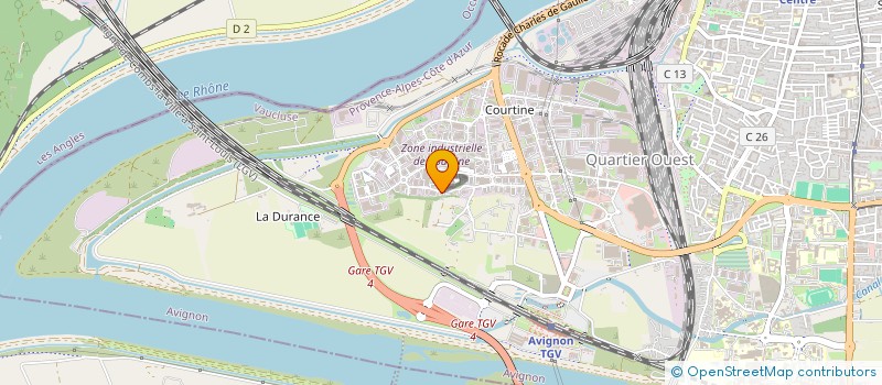 localisation de l'entreprise EAS MANUTENTION LEVAGE à AVIGNON