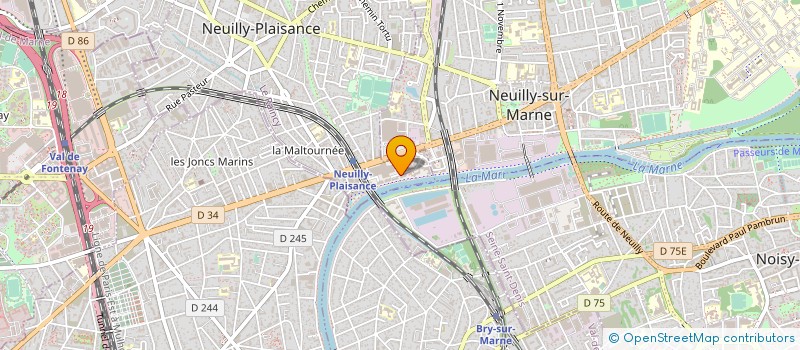 localisation de l'entreprise EAS MARINE à NEUILLY-PLAISANCE
