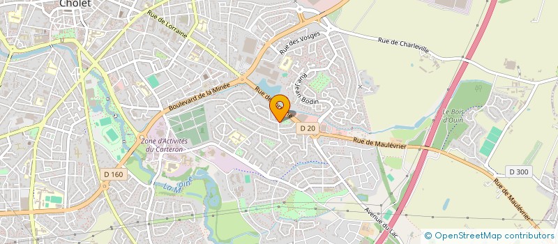 localisation de l'entreprise EAS SERVICES à CHOLET