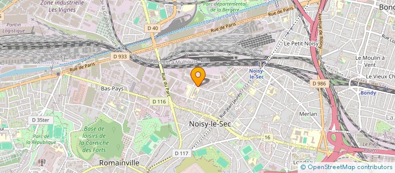 localisation de l'entreprise EAS TELESURVEILLANCE  ROSNY-SOUS-BOIS