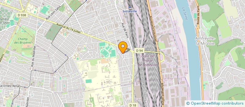 localisation de l'entreprise EASA-DUPUIS  SOTTEVILLE-LES-ROUEN