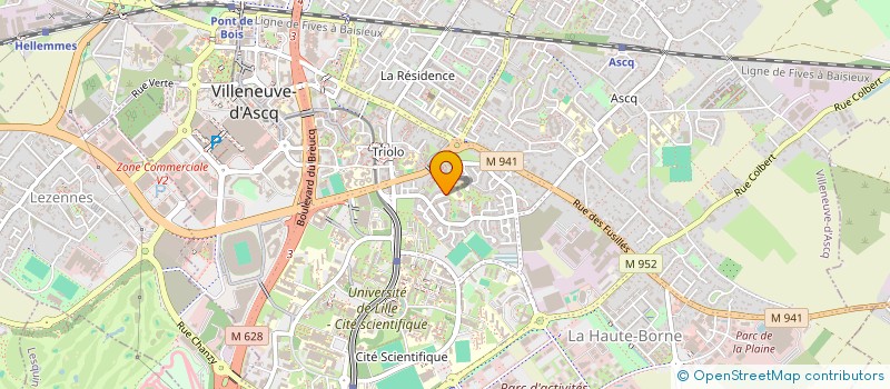 localisation de l'entreprise EASE-IT à VILLENEUVE-D'ASCQ
