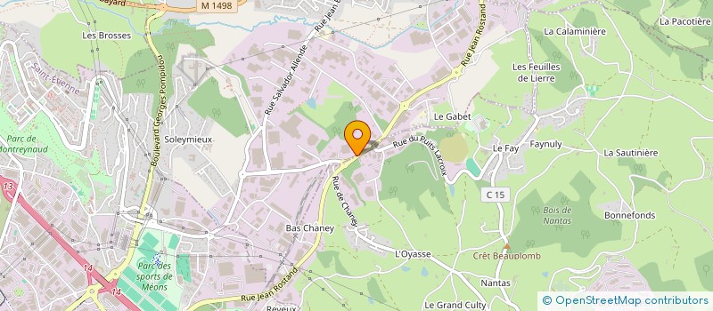 localisation de l'entreprise EASEMYSTONE  LA TALAUDIERE