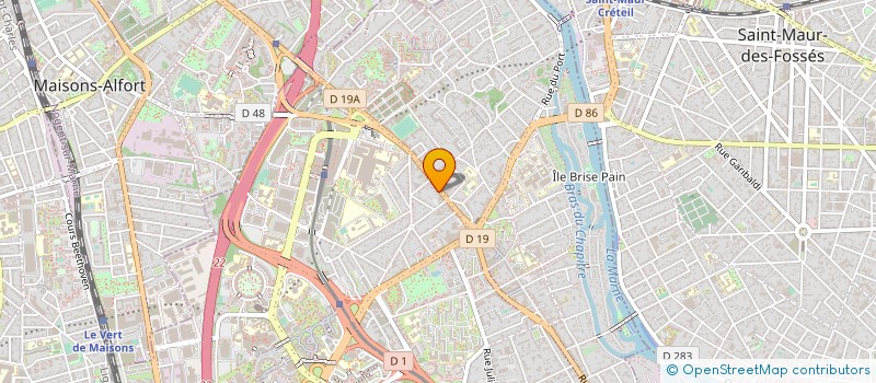 localisation de l'entreprise EASI INGENIERIE à CRETEIL