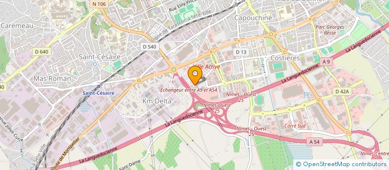localisation de l'entreprise EASI SECURITE DEV à NIMES
