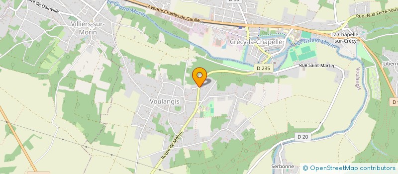 localisation de l'entreprise EASI SERVICES  VOULANGIS