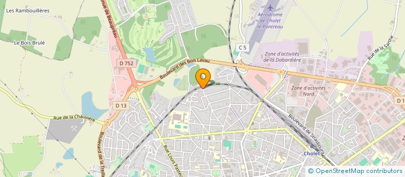 localisation de l'entreprise EASIE LANGUE ET CULTURE à CHOLET