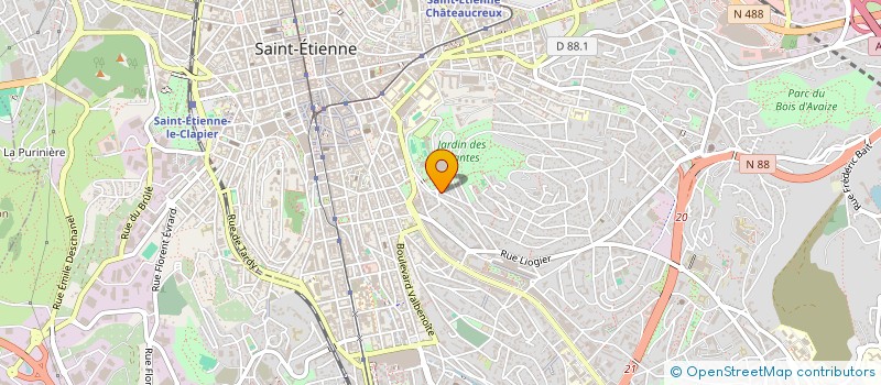 localisation de l'entreprise EASIER BUSINESS à SAINT-ETIENNE