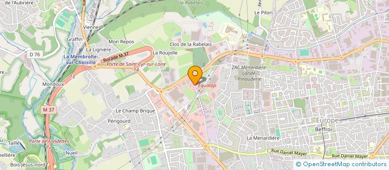 localisation de l'entreprise EASIER TOURAINE  SAINT-CYR-SUR-LOIRE