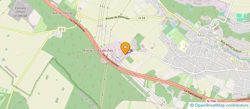 localisation de l'entreprise EAST à MARCOUSSIS