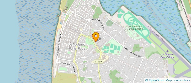 localisation de l'entreprise EAST COAST à LE TOUQUET PARIS PLAGE