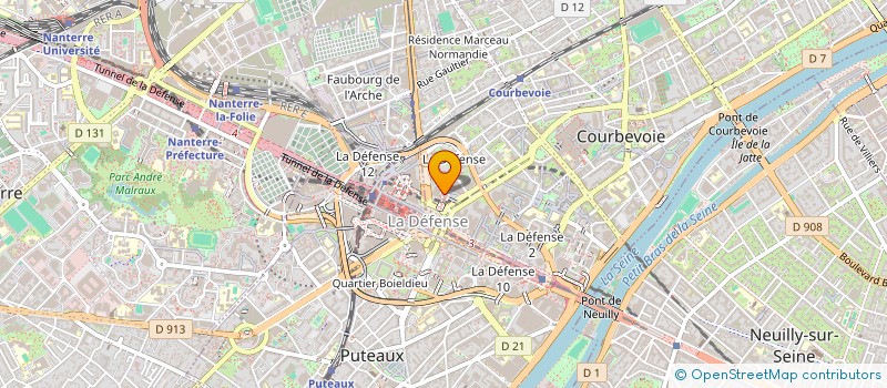 localisation de l'entreprise EAST EUROPEAN ADVANCED SOFTWARE TECHNOL à COURBEVOIE