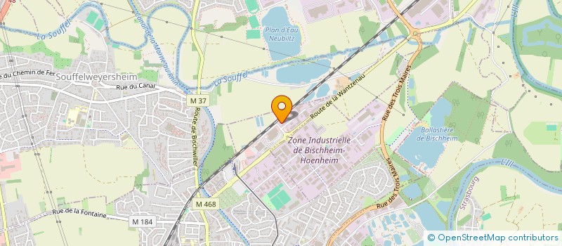 localisation de l'entreprise EAST HOTEL  HNHEIM