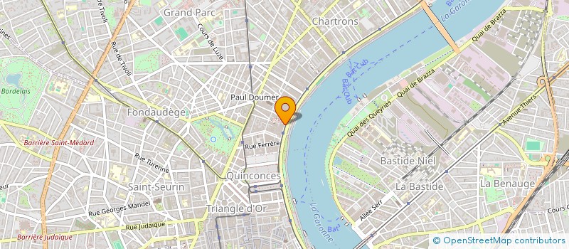 localisation de l'entreprise EAST IMAGE à BORDEAUX