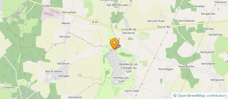 localisation de l'entreprise EAST IMMO 56  ETEL