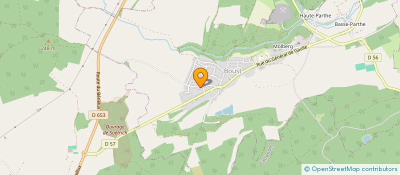 localisation de l'entreprise EAST-N-WOOD  BOUST