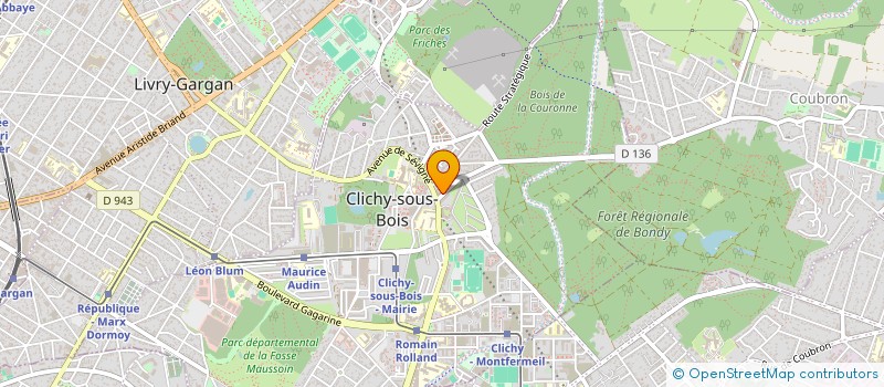 localisation de l'entreprise EAST PROTECTION à CLICHY-SOUS-BOIS